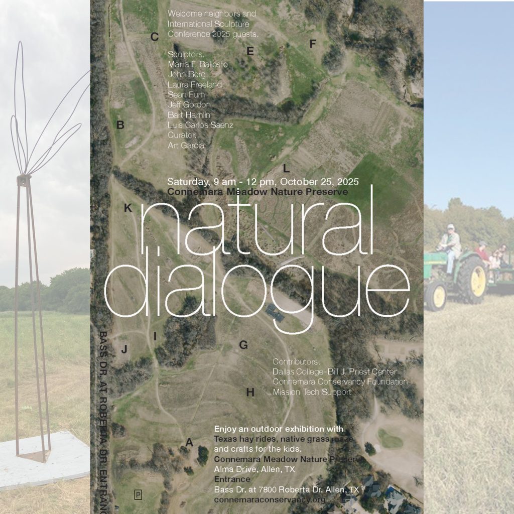 NaturalDialogInvite square with hayride and sculpture